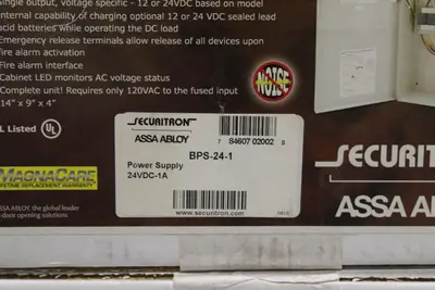 ASSA SECURITRON ABLO SEC-BPS-12-1 POWER SUPPLYS | Levy Recovery Group (4)