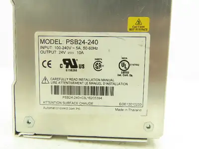 Rhino PSB24-240 Power Supply 1PH 100-240V 5A Input 24V 10A Output
