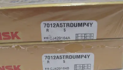 NEW SEALED SET NSK 7012A5TRDUMP4Y BEARINGS