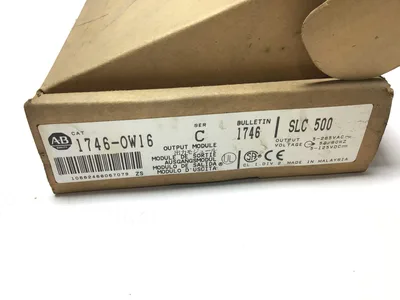USED ALLEN-BRADLEY 🔧 MODEL: 1746-OW16 / SERIES C – RELIABLE AND TIME-TESTED MODULE FOR MANAGING 16-POINT OUTPUTS.