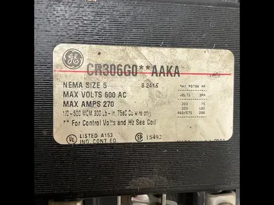 USED GENERAL ELECTRIC CR306G0**AAKA