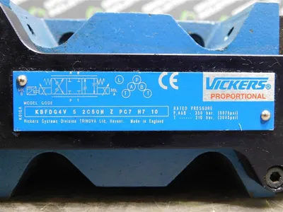 Vickers KBFDG4V 5 2C50N Z PC7 H7 10 Proportional Valve 350 bar 5075 psi Max Used
