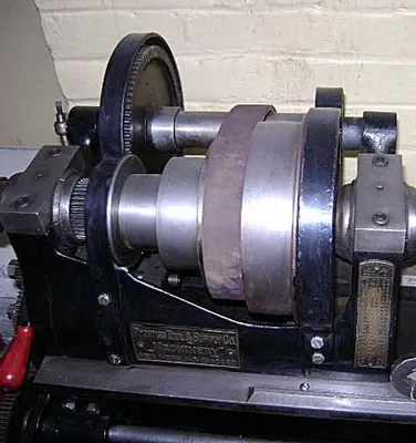 4356 C.A. Mann 10″ x 30″ Lathe Circa 1890, Providence RI, Sold by Prentiss Tool & Supply Co (NY)