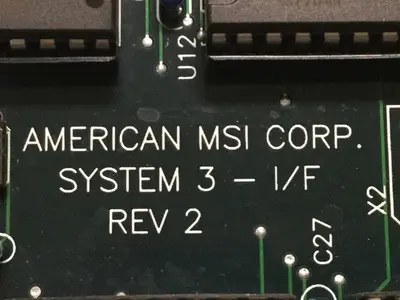 Used AMERICAN MSI 3000.020.096 Circuit Boards Michigan US | Ideal Machinery #596184