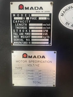 2000 AMADA M-3060 MECHANICAL SHEAR Shears-Power Squaring Mech. | Asset Exchange Corporation (5)