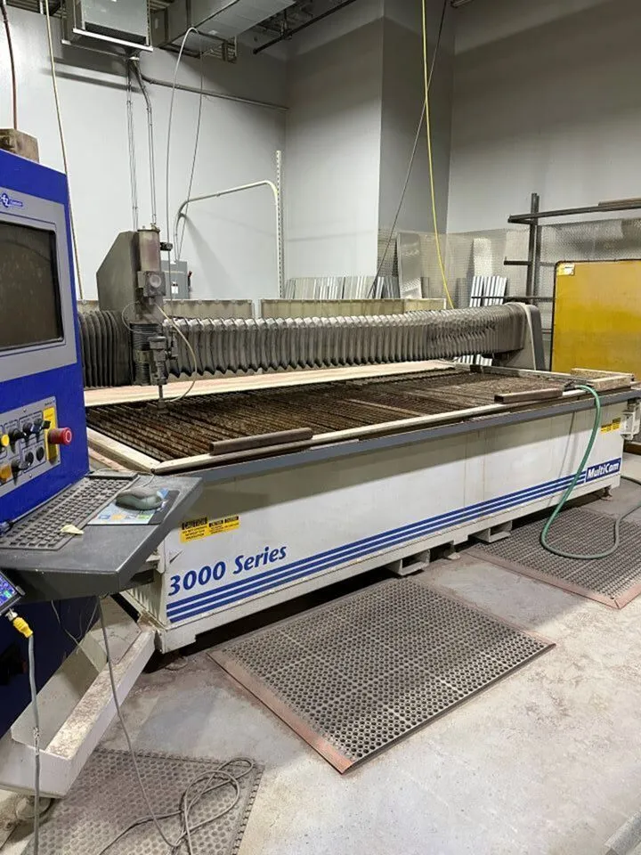 USED 2014 MULTICAM 3000 SERIES WATERJET