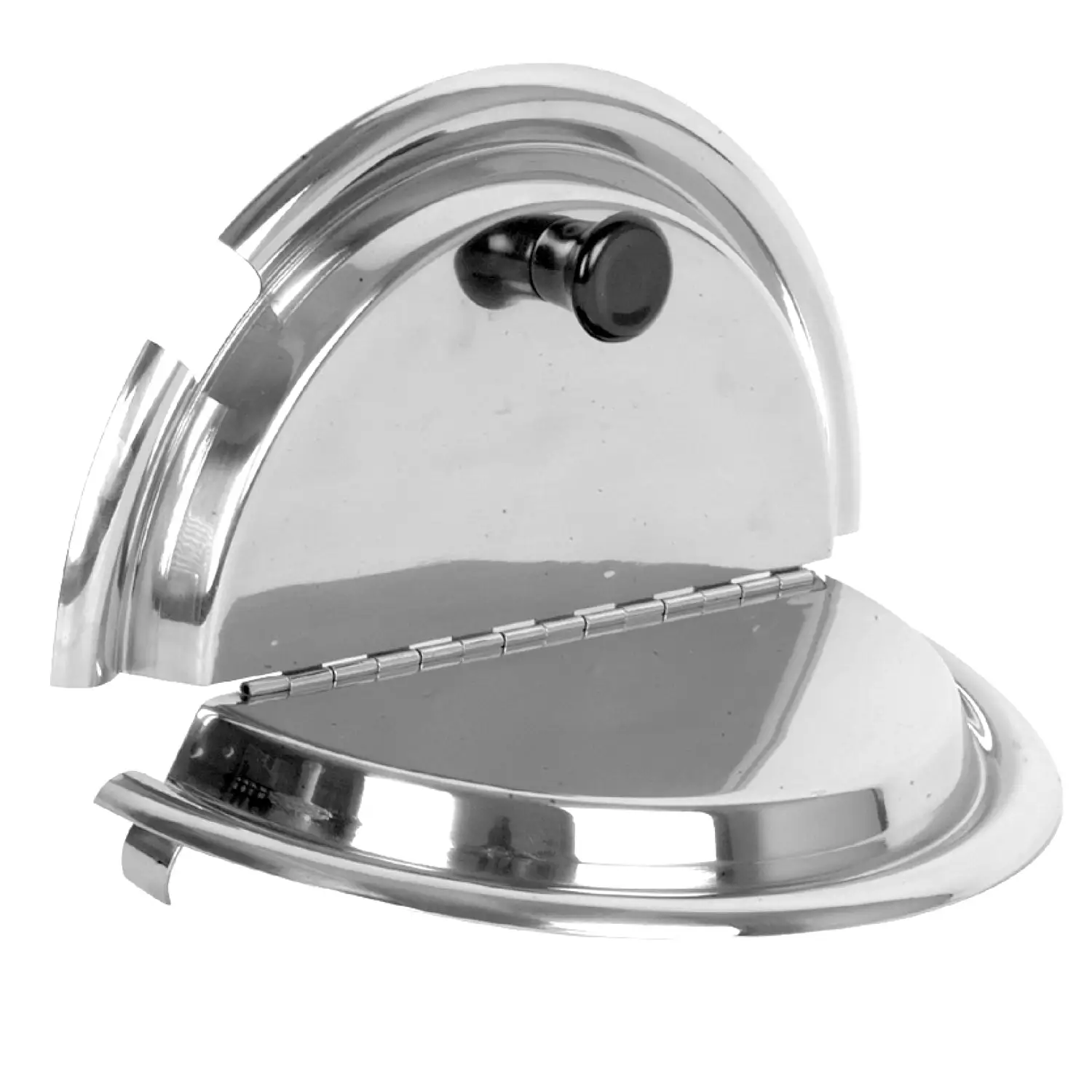 Thunder Group SLIC001 7 qt Hinged Inset Cover - Stainless Steel - 6, (each)