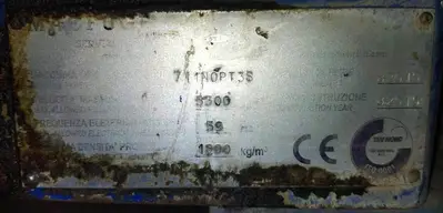 Macfuge 711 NOPT 3S self-cleaning biodiesel purifier, 316SS.
