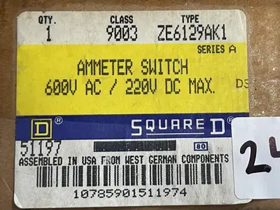 NEW SQUARE D 9003 ZE6129AK1