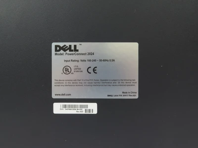Used Dell PowerConnect 2024 Relays & Switches California US | ANACAPA EQUIPMENT BROKERS, INC #1540727