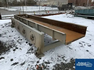 USED Eriez 30" Eriez Vibrating Conveyor, Model HVF30, C/S