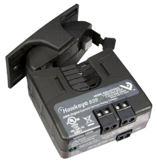 Veris H939 Hawkeye 939 Current Switch, 2.5 to 135 A Adjustable Trip Point [Refurbished]