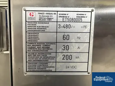 Used Tonazzi Vasquali Tonazzi Vasqauli Millennium Tube Filler, Model MILL.200 Tube Fillers Ohio US | Federal Equipment Company #420321