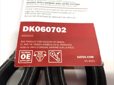 New | in-Stock Gates Serpentine Drive Belt, MICRO-V, 13/16" x 71-1/4" OC Automotive Parts Michigan US | Maverick Industrial Sales #1390787