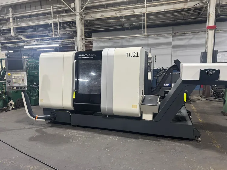 Used 2011 DMG GILDEMEISTER Sprint 42 Linear Swiss Type Automatic Screw Machines Michigan US | Gibbs Machinery Company, Inc. #171042