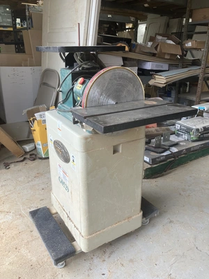 USED GRIZZLY G 0529 OCCILLATING BELT AND DISC SANDER