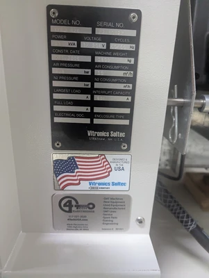 Used Vitronics XPM2-820 SMT Reflow Oven Michigan US | 4Tech USA #1540487