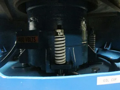 Barrett 1100-DS carrier type high volume parts dryer, SS.