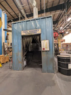 Sherwin Williams Paint Booth 10'8" x 8'4" x 10'3-1/2"H (Booth Only-Monorail Excluded)