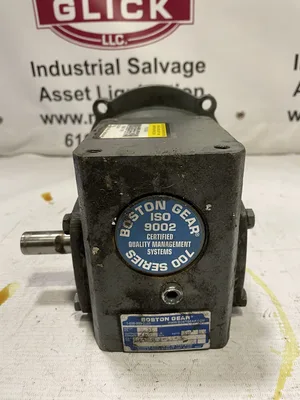 Boston Gear F718-50-B5-6 C-Face Gear Drive/Speed Reducer 0.35HP 429RPM 50:1