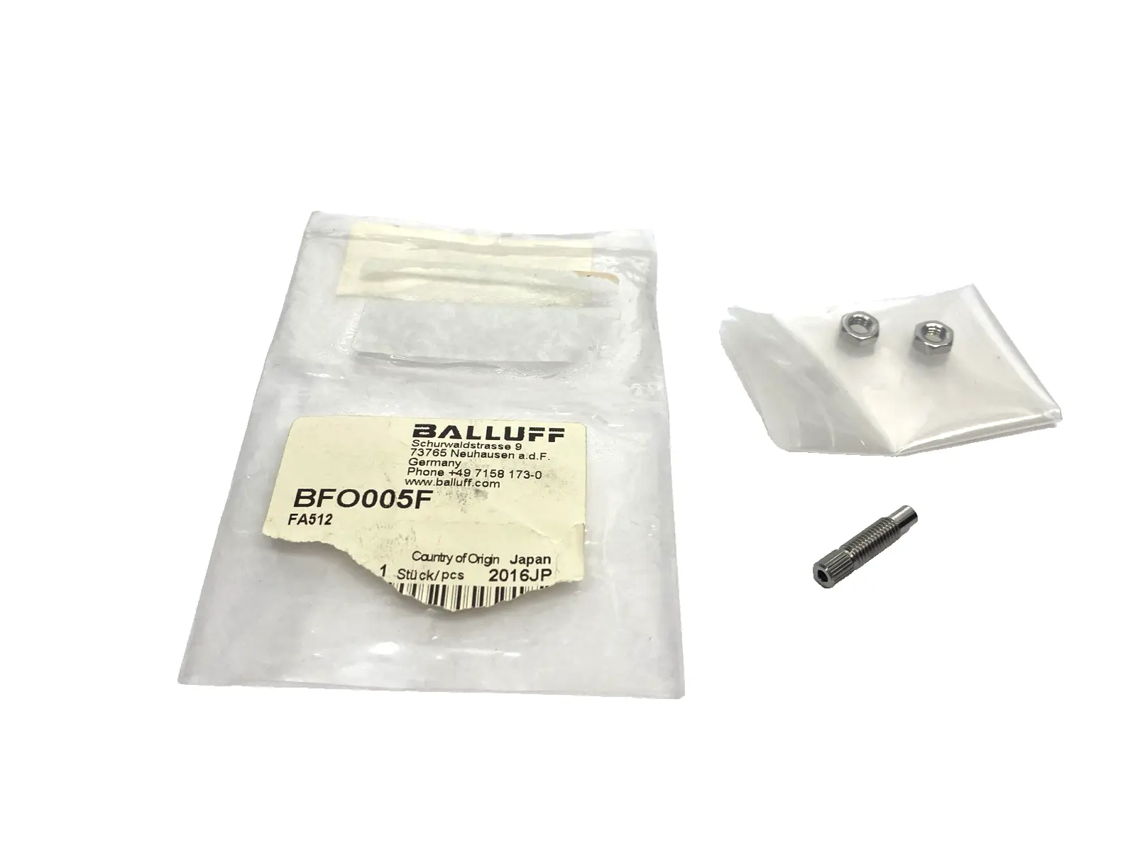 BFO D22-LA-AC-20, BFO005F | Balluff BFO005F Fiber Clamping Sleeve FA512 BFO D22-LA-AC-20 - New Other