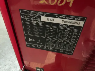 Used LINCOLN ELECTRIC POWER WAVE® C300 ADVANCED PROCESS WELDER Wire Feed Welders Michigan US | Miedema Asset Management Group #1423502