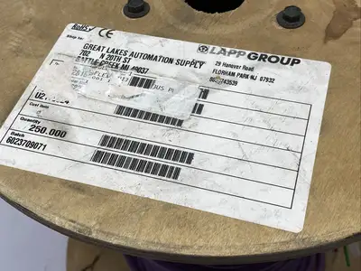 U2170824 | LAPP Cable UNITRONIC BUS PB Cable 7c 24AWG PVC Violet 120FT Spool - New Other
