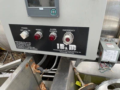Gaston County 304 stainless steel autoclave. 6′ diameter X 7′ long.
