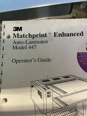 3M 447 Matchprint Enhanced Auto-Laminator