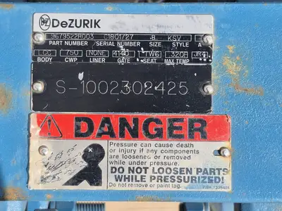 USED DEZURIK 9679522R003