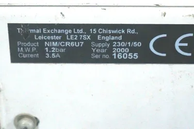 USED THERMAL EXCHANGE NIM/CR6U7 EXCHANGER NIMCR6U7