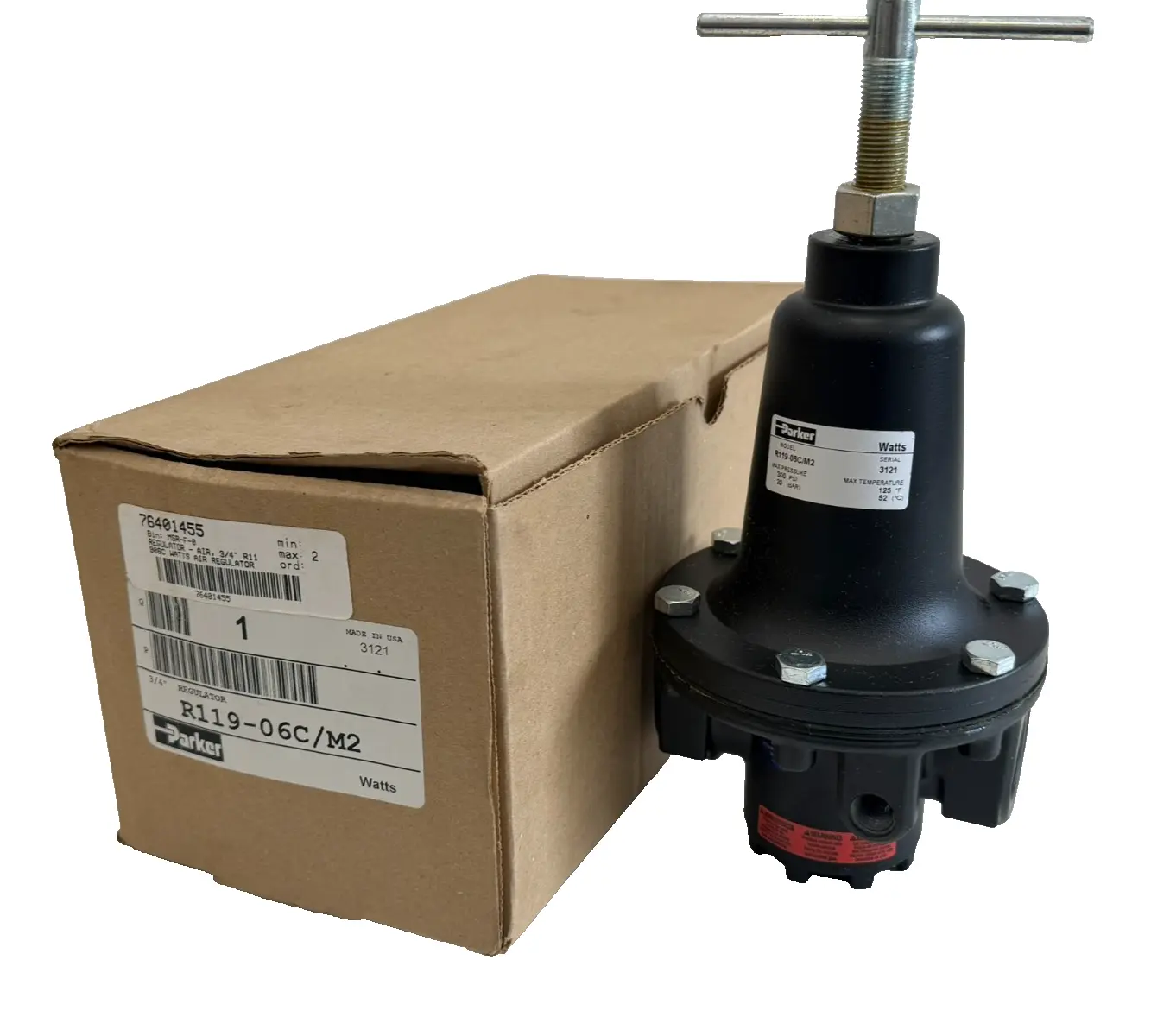 NEW PARKER R119-06C/M2 AIR REGULATOR 3/4" R11906CM2