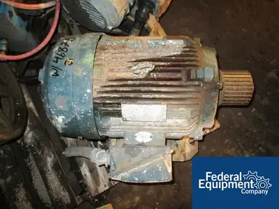 USED LOBEFLO 3" LOBEFLO ROTARY LOBE PUMP, S/S, 7.5 HP