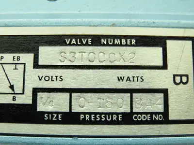 Honeywell Skinner S3T0CCX2 Directional Control Valve Pneumatic Air Foot Pedal