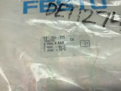 NEW FESTO DOUBLE-BELLOWS CYLINDER 215MM STROKE