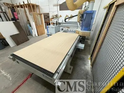 USED 2011 HOMAG BHP 007 FLAT TABLE CNC MACHINE WITH ATC & BORING: