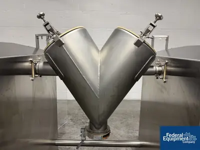 Used Patterson-Kelley 3 Cu Ft PK Blender Double Cone - V Mixers Ohio US | Federal Equipment Company #1339994