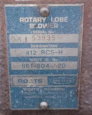 USED ROOTS DRESSER 412 RCS-H