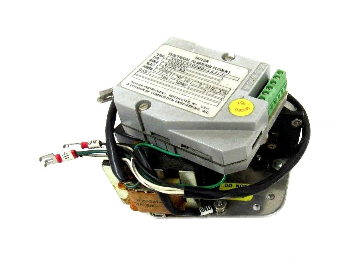 NEW TAYLOR INSTRUMENTS TYPE CURRENT ELECTRICAL TO MOTION ELEMENT