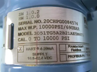 NEW Rosemount 3051 TG 5A 2B21AE5M4T1