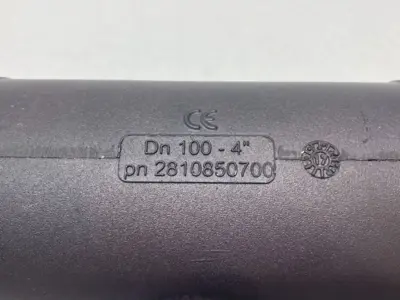 USED AIRNET REDUCTION TEE PIPE FITTING DN 100-4"