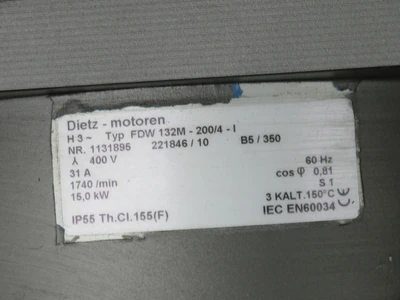 New | in-Stock DIETZ _UNKNOWN_ D.C. Motors | OCO Industrial #1732777