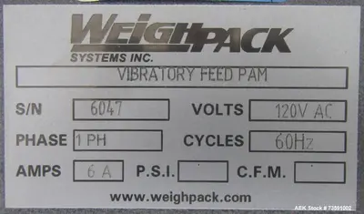 USED WEIGHPACK SYSTEMS PRIMO COMB