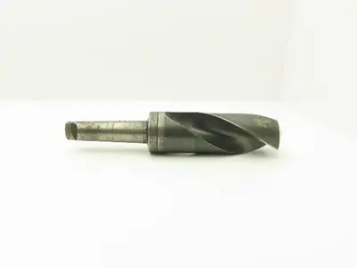 3-1/8" 2 Flute Drill HSS Bit High Speed No 5 Morse Shank CHIPPED