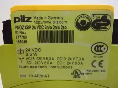 USED PILZ PNOZX8P24VDC3N/O2N/C2SO