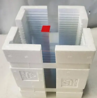 NIPPON ELECTRIC GLASS MATERIAL DISPLAYS OA-10G  GLASS SIZE 152.4-7 1830A POL