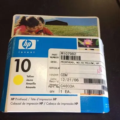 HP 10 INK COLOR YELLOW 28 ML LOT OF 5