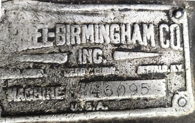 F-80 FARREL MIXING LINE, ITEM # 1919