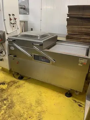 Double Chamber Vacuum Packager with Dip Tank