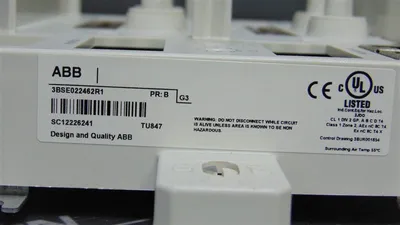 ABB 3BSE022462R1 S800 I/O Termination Unit TU847 PR:B Used